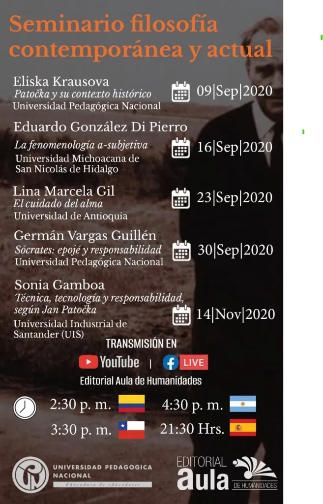 Seminario Filosofía contemporánea y actual Epojé - alzarse y conmoverse