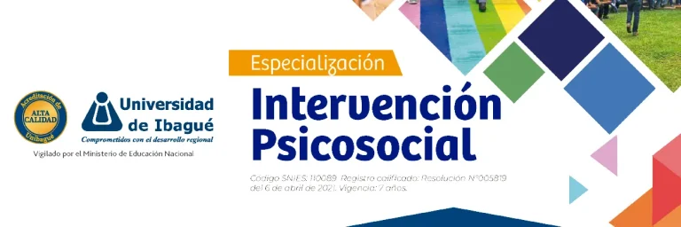 Especialización en Intervención Psicosocial – Universidad de Ibagué