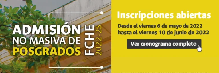 Inscripciones abiertas a programas de posgrados – FCHE UNAL Medellín