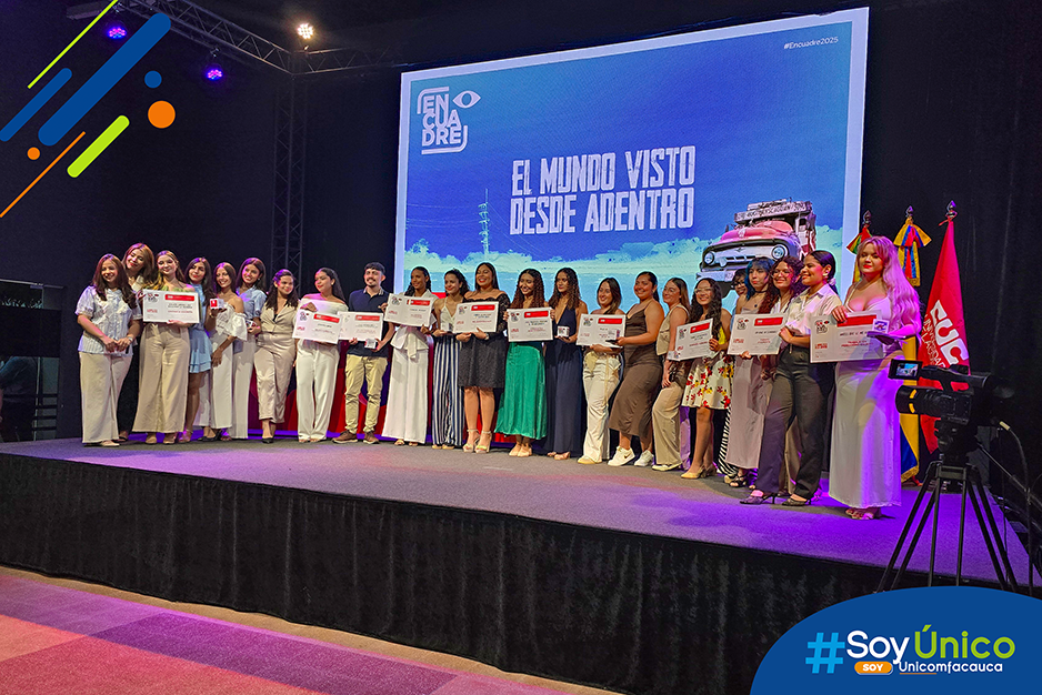 Orgullo caucano: estudiantes de Unicomfacauca se destacan en los Premios Encuadre con galardón a Mejor Audiovisual No-Ficción